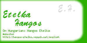 etelka hangos business card